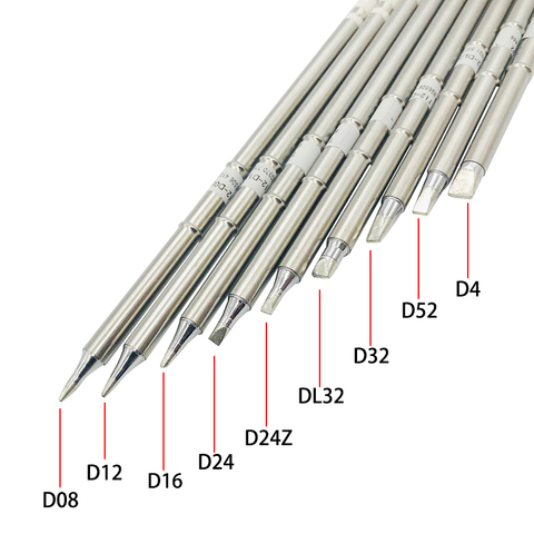 T12 D Series Soldering Solder Iron Tips T12 Series Iron Tip For Hakko FX951 STC AND STM32 OLED Electric Soldering Iron ► Photo 1/6