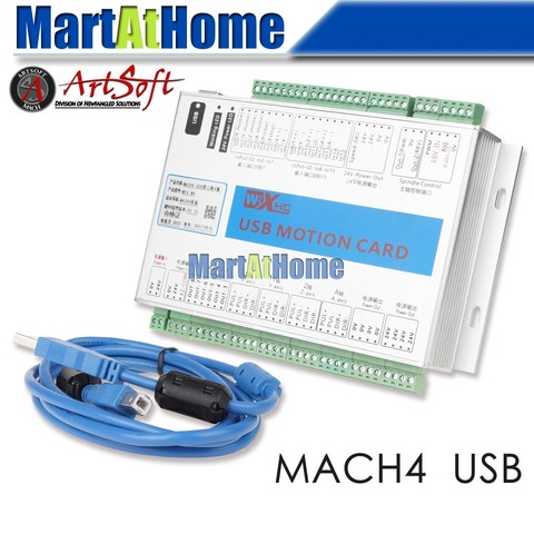 USB 2MHz Mach4 CNC 4 Axis Motion Control Card Breakout Board MK4-M4 for Lathes, Machine Centre, CNC Engraving Machine #SM781 @SD ► Photo 1/5