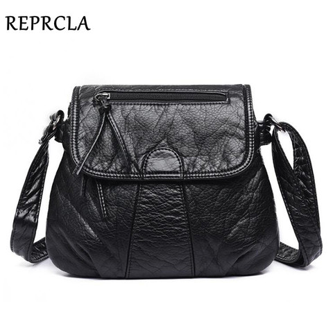REPRCLA Brand Designer Women Messenger Bags Crossbody Soft PU Leather Shoulder Bag High Quality Fashion Women Bags Handbags ► Photo 1/6