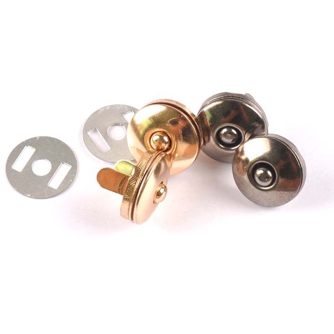 5 Sets Round copper Buttons Magnetic Purse Snap Clasps/ Closure for Purse Bags Parts Accessories diy craft 18mm cp2116 ► Photo 1/6
