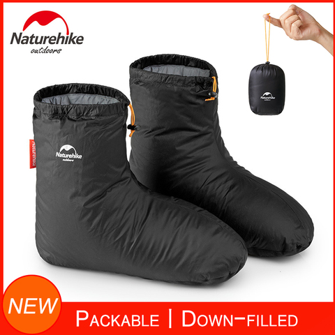Naturehike Down-Filled Slipper Boots For Men Women Booties Socks Warm Soft Footwear For Winter Camping Sleeping bag accessories ► Photo 1/6