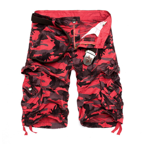 2022 New Camouflage Loose Cargo Shorts Men Cool Summer Military Camo Short Pants Homme Tactical Cargo Shorts Drop Shipping ► Photo 1/6