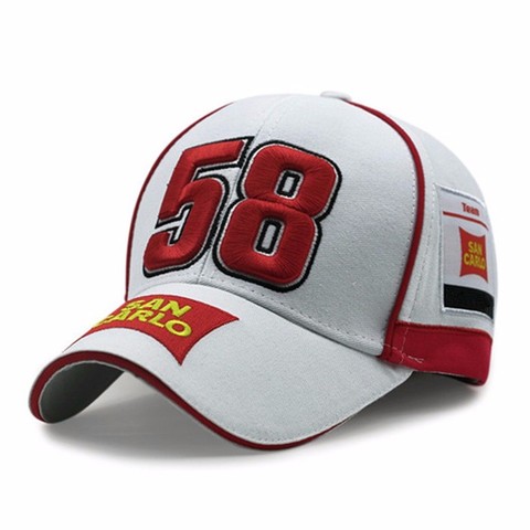 Memento moto gp motorfiets Italian Racer 58 Simoncelli san carlo baseball cap hiphop For Men Leisure Gorras Snapback hats ► Photo 1/6