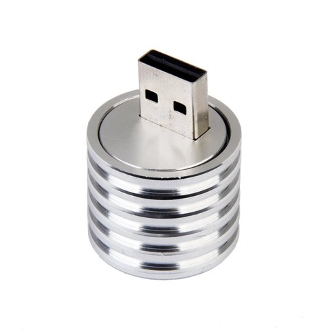 New Aluminum 3W USB LED Lamp Socket Spotlight Flashlight White Light ► Photo 1/5