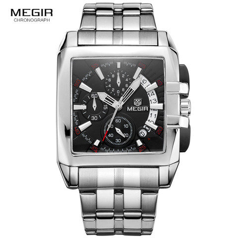 Megir new business men's quartz watches fashion brand chronograph wristwatch for man hot hour for male with calendar 2022 ► Photo 1/6