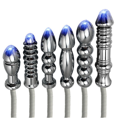Stainless Steel Electric Shock Anal Plug Dildo Butt Male Anal Beads Masturbation Toy Accessories Prostate Electrical Stimulation - Price history & Review | AliExpress Seller - LOVE MysteryZone Store | Alitools.io Stainless Steel Electric Shock Anal Plug Dildo Butt Male Anal Beads Masturbation Toy Accessories Prostate Electrical Stimulation - Price history & Review | AliExpress Seller - LOVE MysteryZone Store | Alitools.io