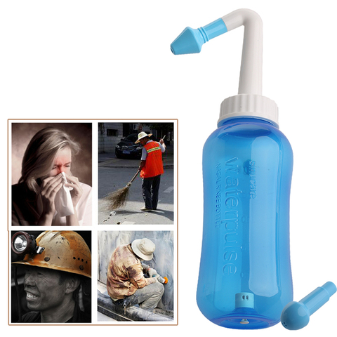 Adults Children Neti Pot Standard Nasal Nose Wash Yoga Detox Sinus Allergies Relief Rinse 300ml ► Photo 1/6