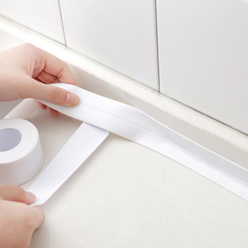 Pvc Waterproof Adhesive Tape Kitchen Bathroom Sink Joint Crevice Sticker Strip 