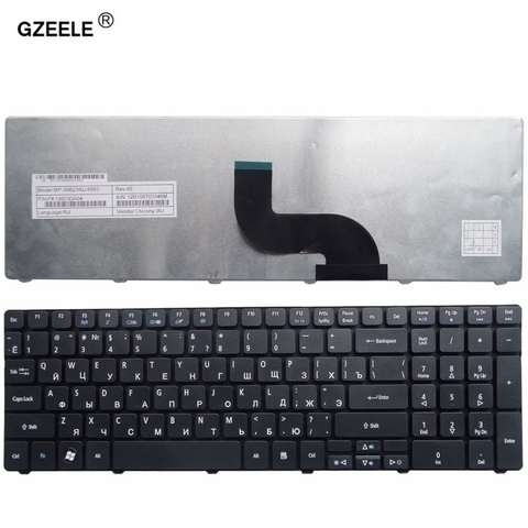 GZEELE for Acer Aspire 5750 5750G 5253 5333 5340 5349 5360 5733 5733Z 5750Z 5750ZG 7745 emachine e644 RU laptop keyboard RUSSIAN ► Photo 1/5