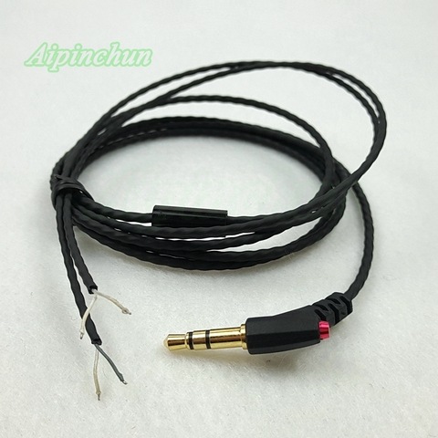 Aipinchun High Quality 3.5mm 3-Pole Jack DIY Earphone Audio Cable Replacement Headphone Silver-Plate OFC Wire AA0227 ► Photo 1/6