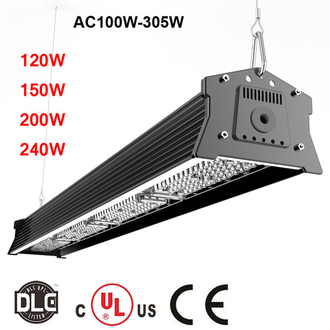 Heavy Duty UL DLC LED Pendant Linear High Bay Lighting 120W 150W 200W 240W Industrial Factory Lighting ► Photo 1/6