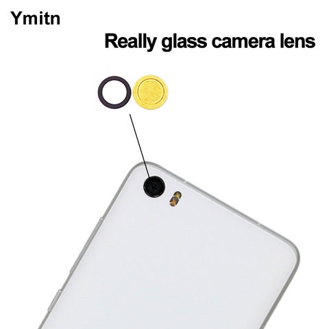 2PCS Ymitn New Back Rear HD Camera Glass Lens Cover with Adhesive Replacement For Xiaomi 5 Mi5 Mi 5 M5 ► Photo 1/2