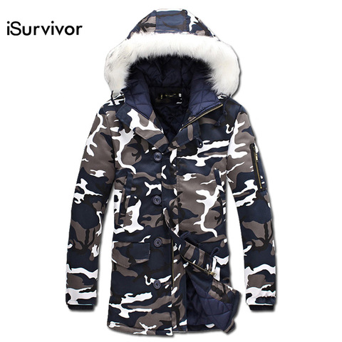 Men Jacket 2022 Casual Men Jacket Plus Size S-5XL Winter Long Parka Men Coat Fashion Thick Warm Men Jackets Jackets And Coats ► Photo 1/5