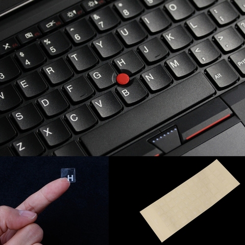 Russian Transparent Keyboard Stickers For 10 to 17 Inch Notebook Computer Desktop Keyboard Keypad Laptop wholesale Dropshipping ► Photo 1/5