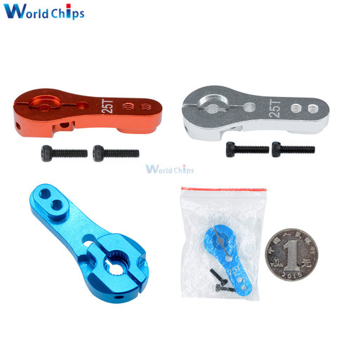 Aluminium Servo Horn Rocker Arm 25T For HD Servo MG995 MG946R MG996R MG945 S3003 RC Model Motor ► Photo 1/1
