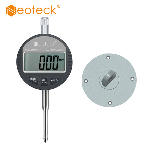 Neoteck 0.01/.0005'' Accurate Dial Test Indicator Electronic Micrometer Measuring Instrument Tool DTI Digital Dial Indicator ► Photo 1/6