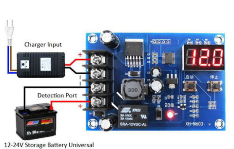 12-24V Charging Control Module Storage Lithium Battery Protection Board For Household Chargers/ Solar Energy /Wind Turbi 12v 24v ► Photo 1/6