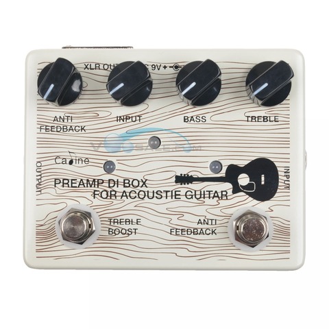 Caline CP-67 DI Box For Acoustic Guitar Pedal Effect 9V Guitar Effects Guitar Accessories Effect Pedal True Bypass Guitar Parts ► Photo 1/6