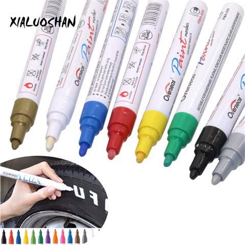 1 Pcs Graffiti Pens Marker Paint Car Scrub Paint Repair Pen Paint Colorful Waterproof Pen Permanent Paint Marker Pen ► Photo 1/5