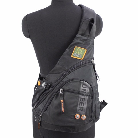 Men Oxford Sling Knapsack Shoulder Messenger Chest Bag Laptop Kettle Travel Assault Single Back Pack Cross Body Trekking Bags ► Photo 1/6