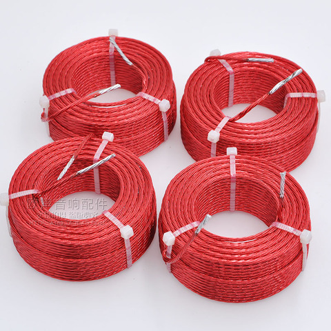 High Purity 4N Oxygen-free Copper 0.45mm*7 Coil with 7-core Multi-strand Air Core in Speaker Frequency Divider Inductor ► Photo 1/1