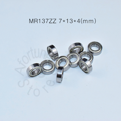 MR137ZZ 7*13*4(mm) 10piecesfree shipping bearing ABEC-5 Metal Sealed Miniature Mini Bearing MR137 MR137ZZ chrome steel  bearing ► Photo 1/6
