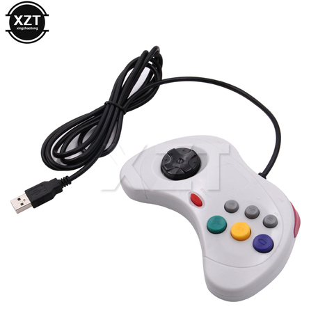 1pcs new Wired USB Gamepad Classic Controller Joypad For Saturn System Style For PC Sega Retro Handheld ► Photo 1/6