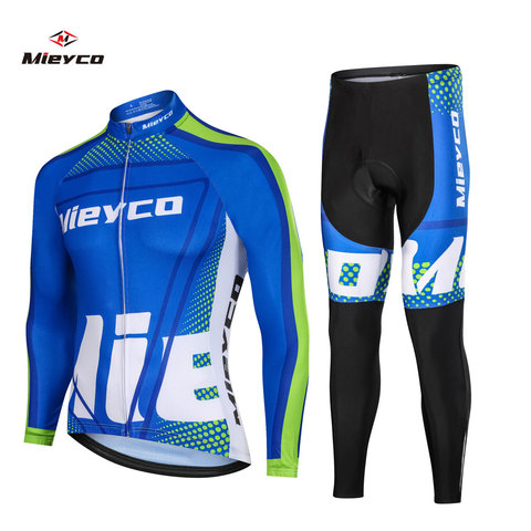 Men Long Sleeves Cycling clothing Jersey Set Cycling Maillot Sport Uniform MTB Bicycle Clothes Tight Jacket Men Cycle Clothes ► Photo 1/6