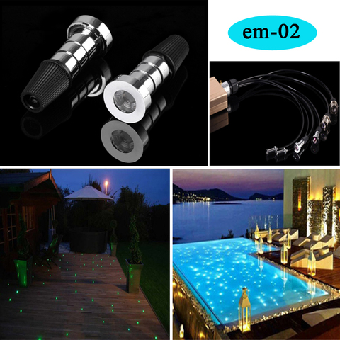 Fiber optic light end pieces for ceiling sauna swimming pool lights floor ► Photo 1/5