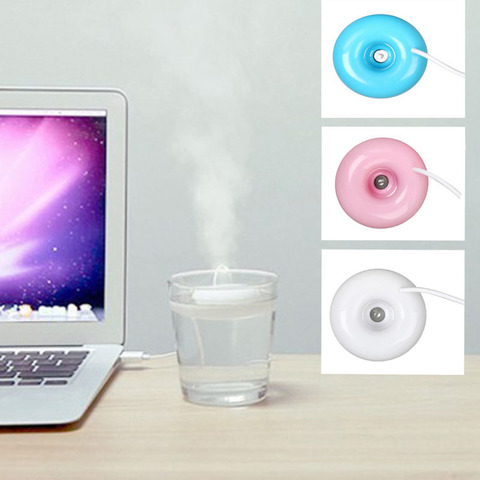 Free_on Mini Portable Donuts USB Air Humidifier Purifier Aroma Diffuser Steam For Home ► Photo 1/6