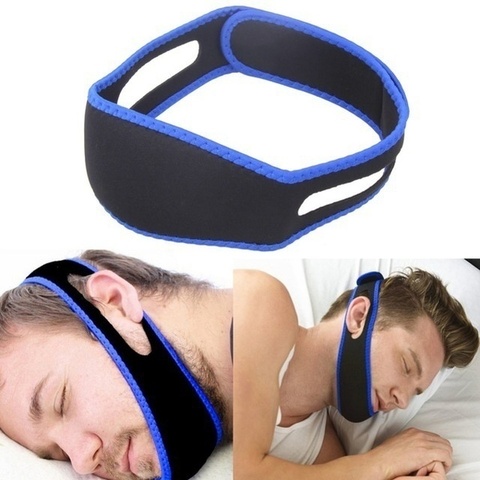 Anti Snore Chin Strap Stop Snoring Snore Belt Sleep Apnea Chin Support Straps for Woman Man Night Sleeping Aid Tools Hot Sale ► Photo 1/6