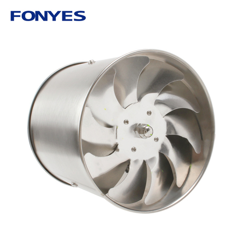 4 Inline Duct Fan Air Ventilator Metal Pipe Ventilation Exhaust Fan 100mm 220V