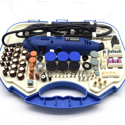 220V Electric Mini Drill With Flex Shaft 161pcs Rotary Dremel Accessories 180W Jewelry Polishing Tools ► Photo 1/6