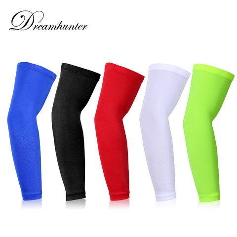 1 piece sleeve sport running arm warmers Basketball protective sleeves for arms compression Outdoor Cycling UV shooting sleeve ► Photo 1/6