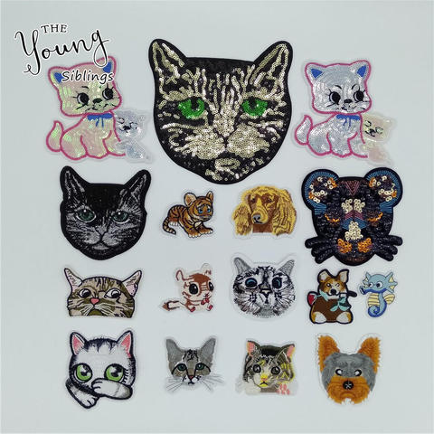Hot sale Sequins Embroidery Stickers Hot melt adhesive Patches Badges DIY Sewing Iron on patch Clothing Accessories 1pcs sell ► Photo 1/6