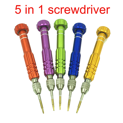 5 in 1 Screwdrivers screwdriver set kit Cell Phones Opening Pry Repair Tool Kit Tools Set Magnetic Tool For Mobile phone ► Photo 1/6