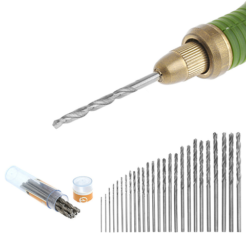 1 Set 10 Pcs 0.5mm Multifunction Tiny Micro HSS Straight Shank Twist Drilling Bits Dropshipping ► Photo 1/1
