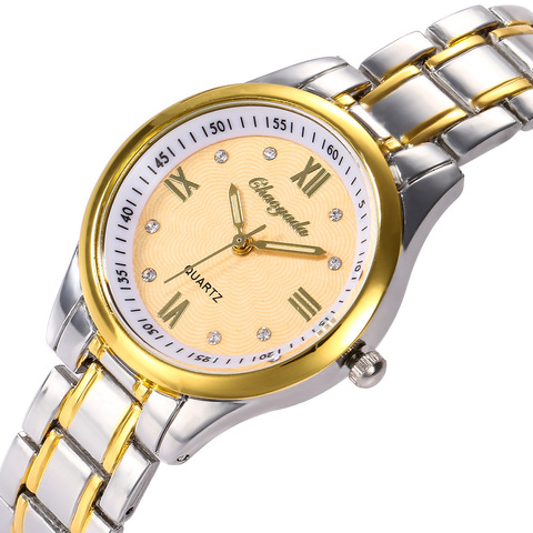 Relogio Feminino Luxury Gold Women's Watches Fashion Stainless Steel Bracelet Women Clock Casual Dress Ladies Watch Reloj Mujer ► Photo 1/6