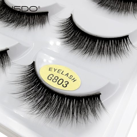 YSDO 5 Pairs 3D Mink EyeLashes Natural Hair False EyeLashes Long 100% Dramatic Eye MakeupFake Lashes Fluffy Cilios Lashes G803 ► Photo 1/6