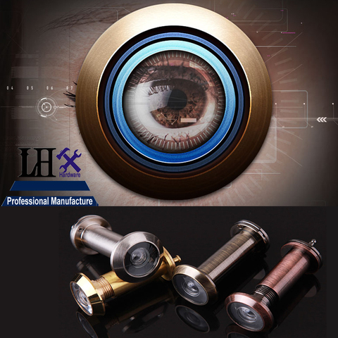  YP291 Door Peephole Viewers for Home Security 3 color 12mm Diameter 35-50mm Thickness Gate Hardware DIY h ► Photo 1/5