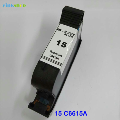 Einkshop compatible Black Ink cartridges  for HP 15 for HP Deskjet 845c 920c 3820 810c 812c 840c 948 3810 3920 825C 940C Printer ► Photo 1/1