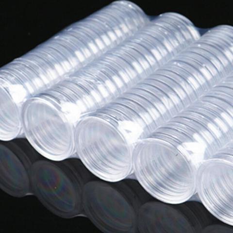 Round Plastic Storage Containers  Round Clear Plastic Container - 10pcs  Round Clear - Aliexpress