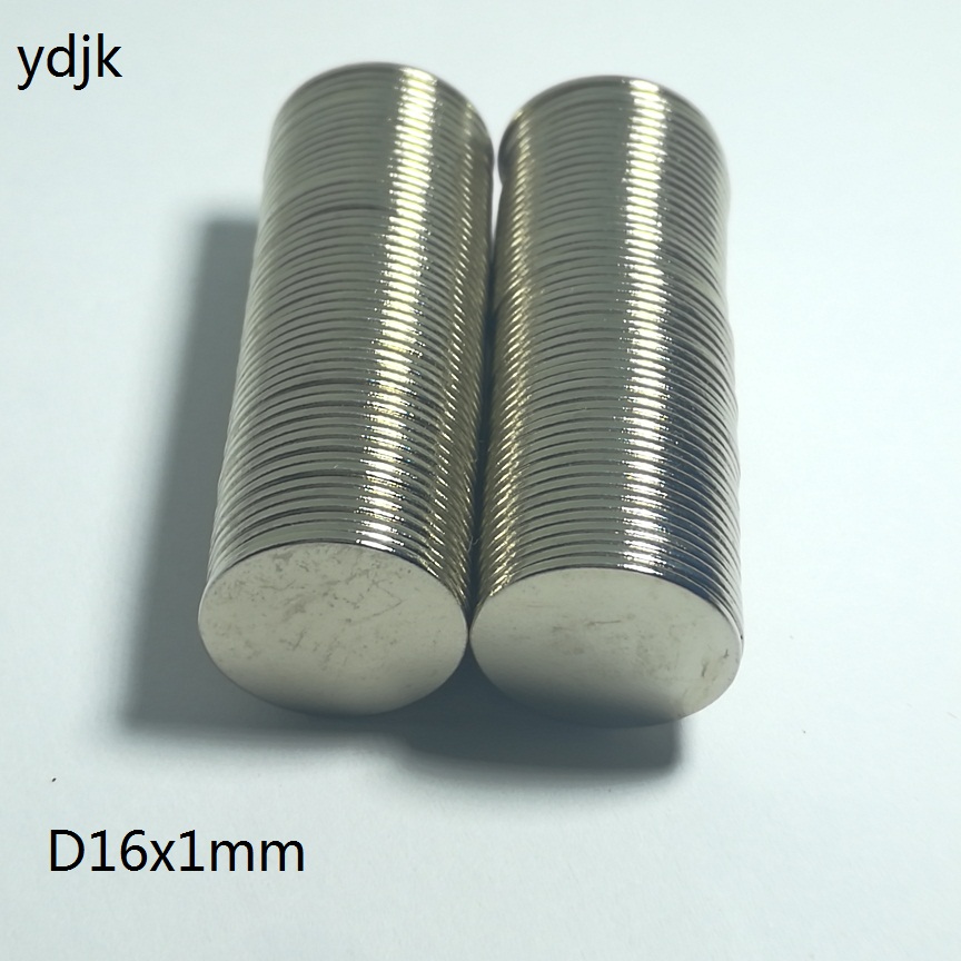 50Pcs 6 x 1 mm Neodymium Disc Super Strong Rare Earth N35 Small Fridge Magnets 