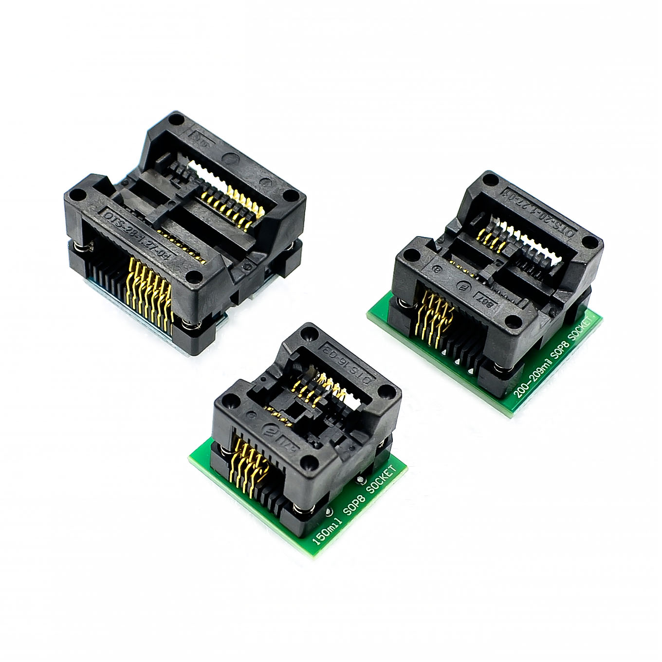 SOIC8 SOP8 to DIP8 EZ Programmer Adapter Socket Converter Module 150mil 200mil 