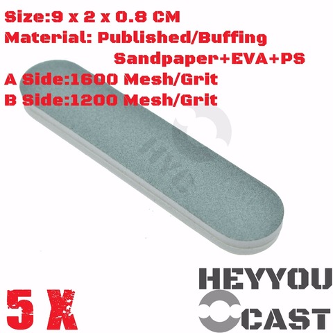 5/Pack Buffing SandPaper Sticks for Model Kit Hobby Finishing Tools Accessory ► Photo 1/4