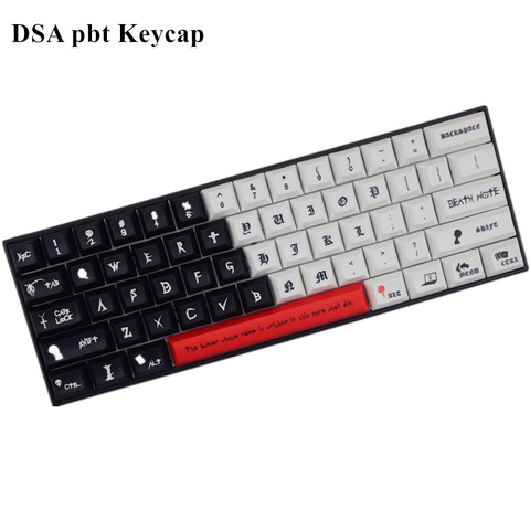 New arrival DSA pbt keycap dye sub keycaps 61 keys For cherry mx switch ► Photo 1/6