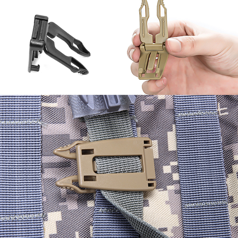 Pointed bushcraft Multipurpose MOLLE Clip Tactical Strap Management Tool Web Dominator Buckle for Tactical Bag, Backpack ► Photo 1/6