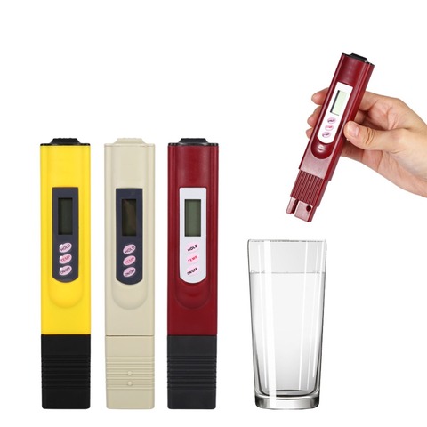 1 Pcs Digital LCD Water Quality Testing Pen Purity Filter Meter Tester 0-9990 PPM Temp Portable chlorine tester for swiming pool ► Photo 1/6