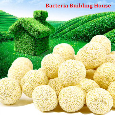 10pcs Ceramic Biochemical Ball Filter Media Nitrifying Bacteria House Aquarium Filter Accessories For Fish Tank Water Cleaning ► Photo 1/6