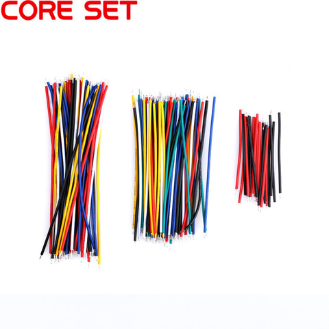 130PC 24AWG Breadboard Jumper Wires Cable Kit Tinning Double Tinned Component Pack Colorful 13 Types 10 Pcs each 5CM 8CM 10CM ► Photo 1/4